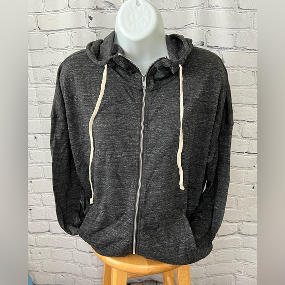 Alternative Apparel Unisex Eco Zip Hoodie - Picture 2 of 3